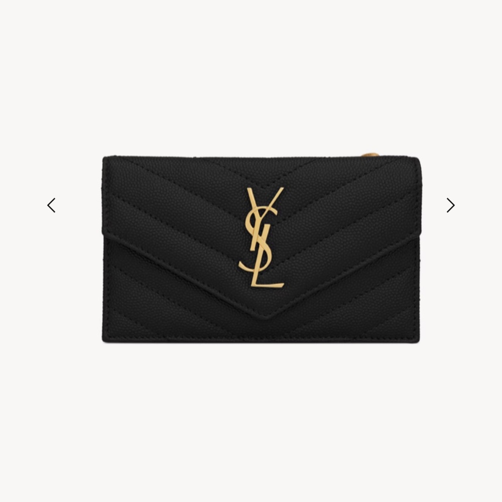 YSL FLAP CARD HOLDER